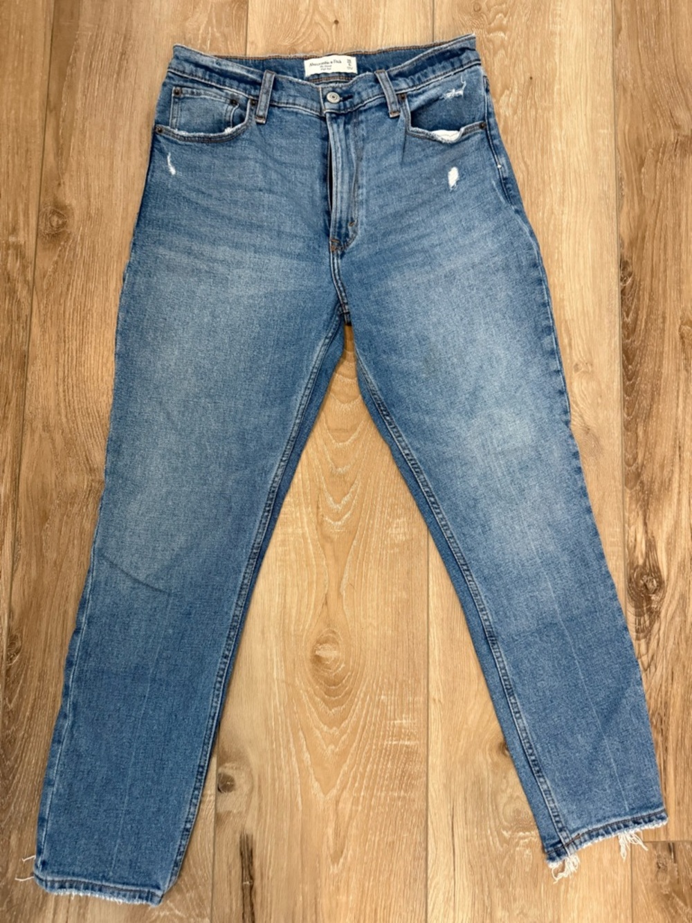 Abercrombie & Fitch Women's Skinny Jeans - Light Blue Wash
